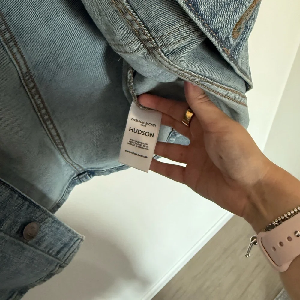 Hudson cropped jean jacket